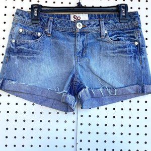 Junior's SO Low Rise Denim Shorts
